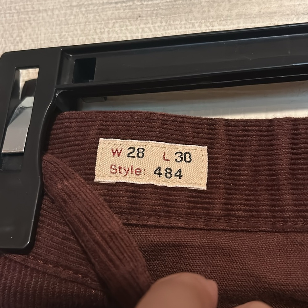 J.Crew Corduroy’s Size 28 Burgundy - Picture 5 of 7